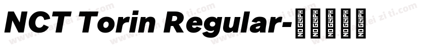 NCT Torin Regular字体转换